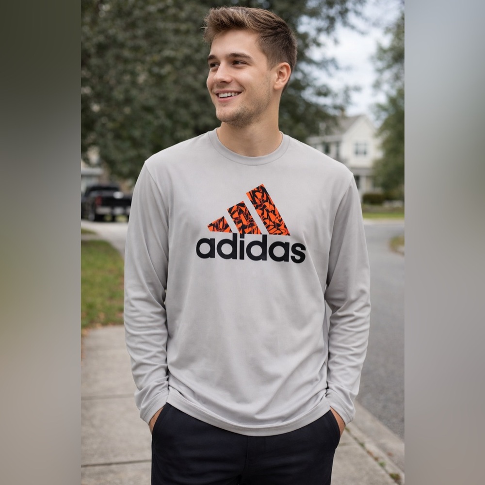 Adidas ClimaLite Long Sleeve Tee size L (M)